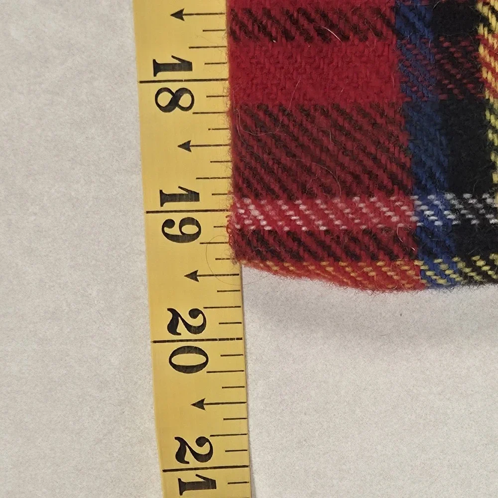 2 VTG Faribault Woolen Mill Pillow Covers Stewart Tartan Plaid 19.5